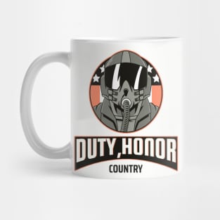 DUTY, HONOR, COUNTRY. MILITARY T SHIRT Mug